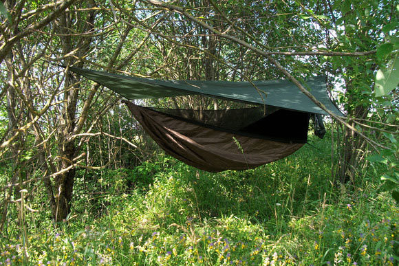 Гамак со средним тентом