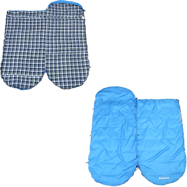 Cпальный мешок Free Space 250, синий, King Camp