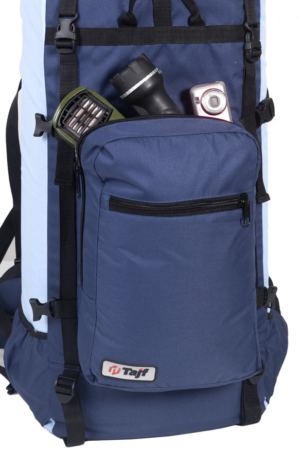 Рюкзак туристический Оптимал 4, синий-голубой, 80 л, ТАЙФ