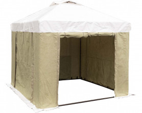 Палатка сварщика 3х3 м (ПВХ+брезент), каркас 18 мм