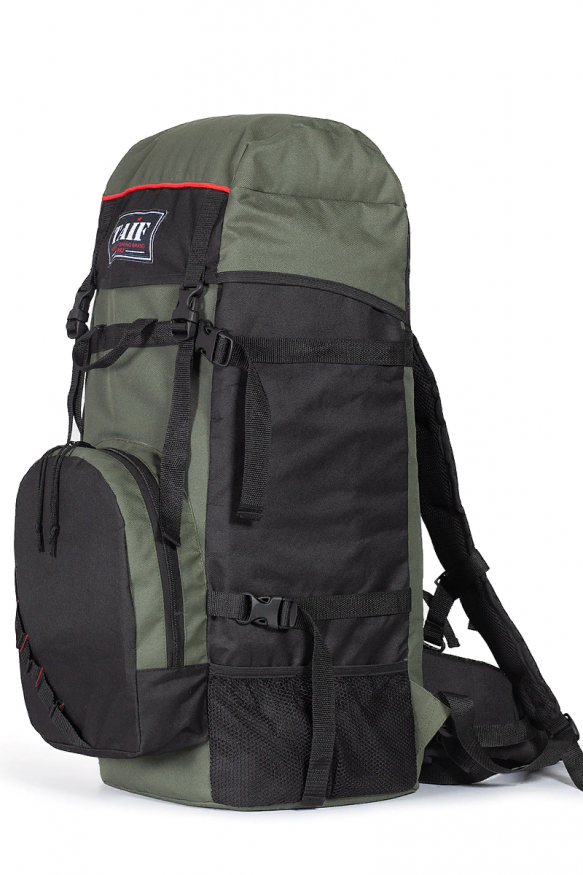 Рюкзак туристический Турист Лайт 1, ПВХ 600, олива/черный, 100 л, ТАЙФ