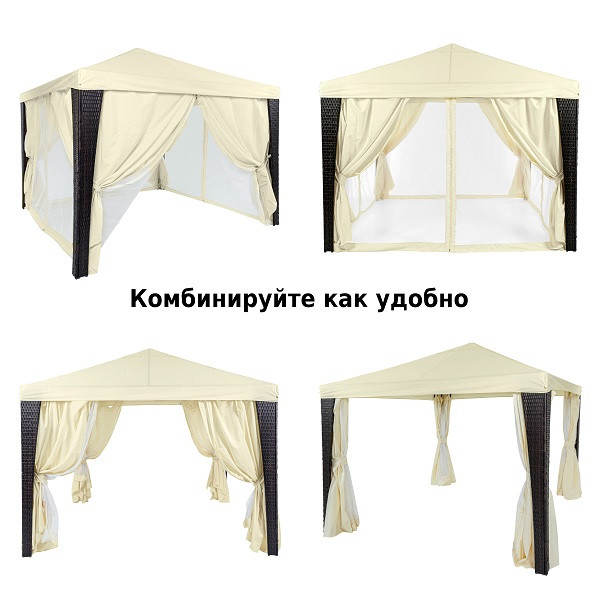 Шатер-беседка 3176 3х3х2,5м полиэстер, Green Glade