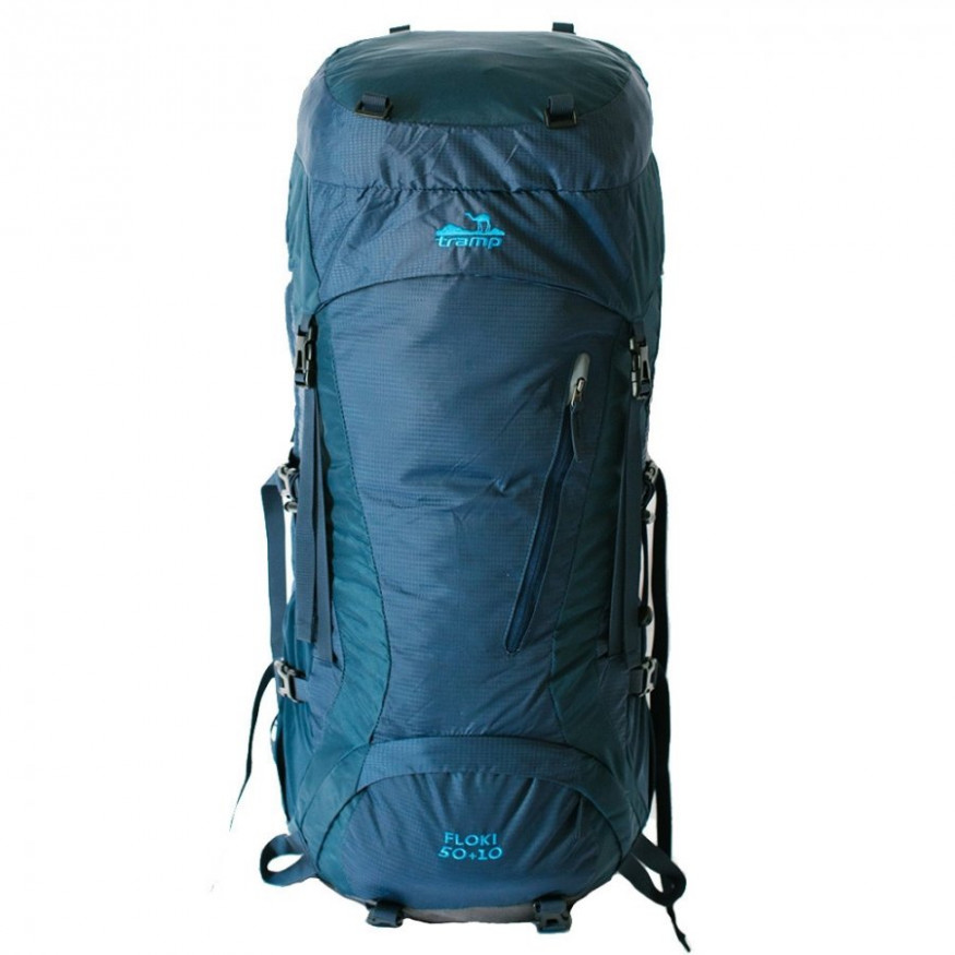 Рюкзак туристический Floki 50+10 синий, Tramp